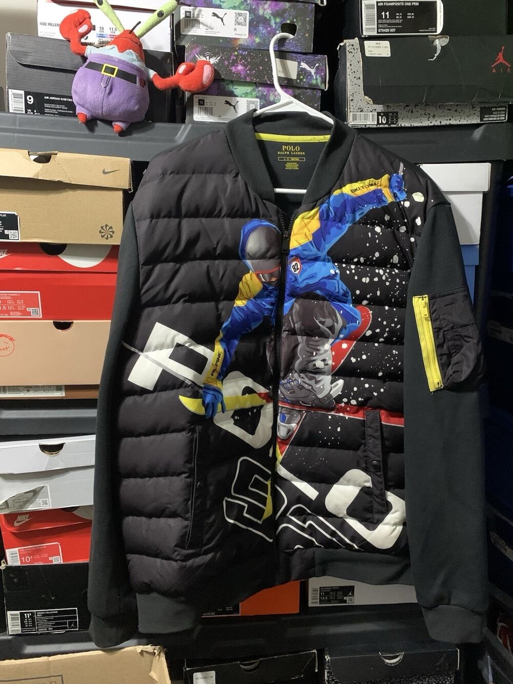 Size L- Polo Ralph Lauren 92 Suicide Ski Jacket Team Alpine Sport Puffer Nuptse